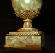 Antique Pair Of Cassoulettes Vases From France Gilt Bronze And Onyx,  1880 Columns & Posts photo 3