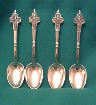 Christofle Renaissance Sterling Silver Demitasse Spoons (4) - 4 
