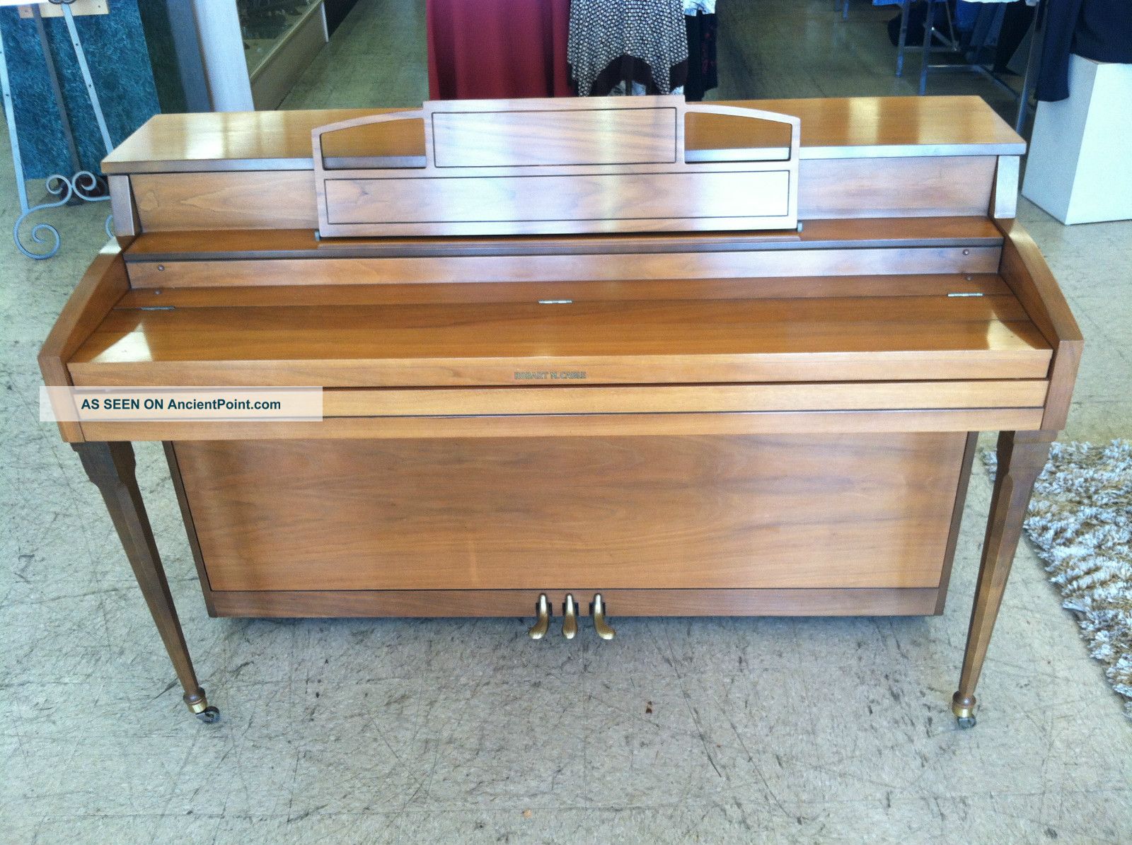 Splendid Light Brown Hobart M.  Cable Piano Keyboard photo