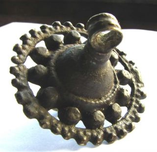 Rare Romano Celtic Bronze Harness Fitting Circa: Ad100 - 200 - Cambs photo