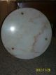 Antique Hollywood Regency/glam/mid Century Period Style Glass/marble End Table Post-1950 photo 3