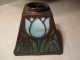 Arts & Crafts Lampshade,  Slag Glass And Copper - - - - Handsome Lamps photo 2