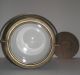 Antique English Oak Ceramic & Silver Plated Biscuit Barrel Or Ice Bucket C.  1900 Boxes photo 2