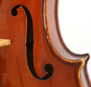 Fine Antique American ' Boston School ' Violin By Calvin Baker 1887 photo