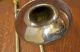 Antique Trombone M.  Brisson Pepper Importer Philadelphia 23309 Silver Trombone Brass photo 9