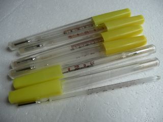 Thermometers Celsius (6) Medical Collectable photo