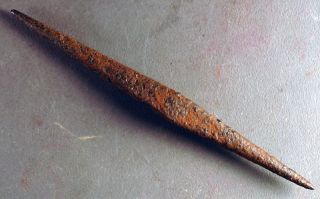 Arrowhead,  Levantine Iron Over 2000 Years Old Nr photo