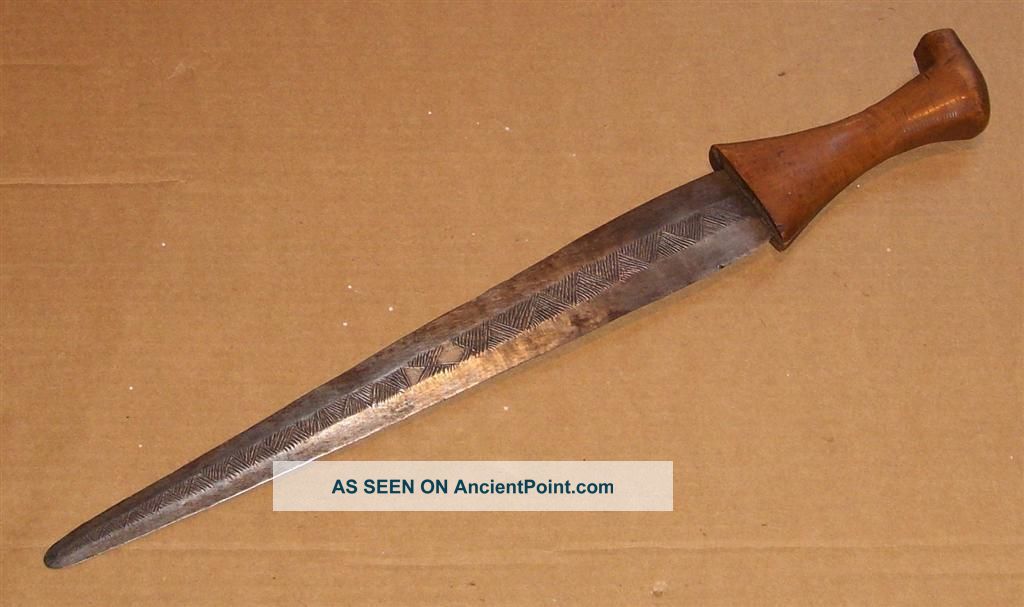 Congo Old African Knife Ancien Couteau Luba Afrika Kongo Africa D ' Afrique Epée Other photo