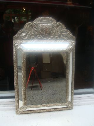 An Unusual,  Latin - American Silver Mirror.  Mexico (?).  19th Century photo