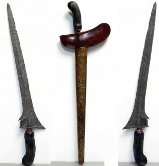 Very Old Kris Keris Kriss Singosari Tribal War Sword Indonesia Java Blade Art photo