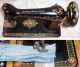 Serviced Antique 1917 Singer 66 - 1 Red Eye Treadle Sewing Machine Works Sewing Machines photo 5