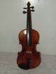 Antique 19th Century Handmade German Violin With Case; Germany String photo 1