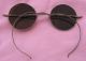 Antique Victorian Deco Vtg Sun Glasses John Lennon Spectacles Silver Wire Frames Optical photo 2