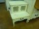White Fine Furniture Queen Bedroom Set 6 Piece Set Yellow Trim Quality Real Wood Post-1950 photo 3