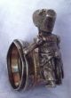 Charming Victorian Antique Kate Greenaway Girl Figural Silverplate Napkin Ring Napkin Rings & Clips photo 2