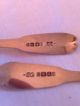 Sterling Silver Mustard Spoons X 2 Sterling Silver (.925) photo 2