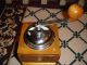 Vintage Coffee Grinder - Made In Italy - Wooden - Stainless Primitives photo 1