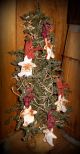 Primitive Colonial Pantry Country Ginger Bread Man Christmas Cookies Tree Ornies Primitives photo 1