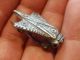 Very Rare Roman Solid Silver Fly Brooch Glass Eyes 2nd Cet Ad.  Decoration Roman photo 1