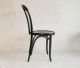 Thonet Style,  Ice Cream Parlor Chairs,  Bent Wood In Elegant Black Finish. Post-1950 photo 3