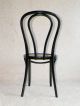 Thonet Style,  Ice Cream Parlor Chairs,  Bent Wood In Elegant Black Finish. Post-1950 photo 4