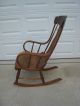 Gorgeous 19th Century Wood Rocking Chair 1800-1899 photo 1