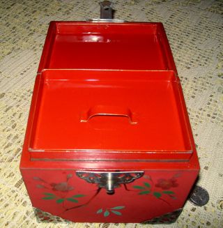 Primitive 3 Piece Tea Caddy,  Tea Box, photo