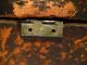 Antique Large Embossed Leather Letter Box Caddy Europe Boxes photo 11