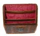 Antique Large Embossed Leather Letter Box Caddy Europe Boxes photo 5