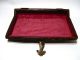 Antique Large Embossed Leather Letter Box Caddy Europe Boxes photo 6