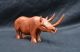 African Hand Carved Wood Art Wooden Rhinoceros Rhino Figurine Carved Figures photo 2
