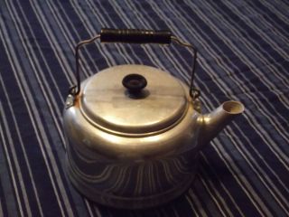 Antique 24 Liter Metal Coffee/tea Pot Made In U.  S.  A.  By Mirro photo