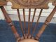 51341 Antique Victorian Adjustable Piano Stool Chair With Back 1900-1950 photo 4