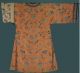 Orange Silk Kossu Semi Formal Robe,  China,  19th C Robes & Textiles photo 1