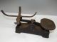 Antique Old Metal Iron Painted Merchants Weight Measuring Tool Scale Parts Nr Scales photo 5