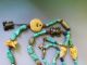 Wonderful Vintage Chinese Necklace W/ Large Lapis Frog,  Stones,  Silver Charms Necklaces & Pendants photo 3