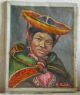 3 Oil On Canvas Painting Of S.  American Women. .  Signed G.  Bichet. . .  Possibly 1700s Latin American photo 5