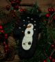 Primitive Snowman Mitten Ornament - Rusty Bells & Safety Pin Primitives photo 1
