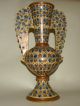 Antique Spanish Hispano - Moresque Lustre Ware Ceramic Pottery Alhambra Vase 19th Vases photo 4