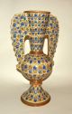 Antique Spanish Hispano - Moresque Lustre Ware Ceramic Pottery Alhambra Vase 19th Vases photo 6