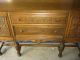 Gorgeous Vintage Spanish Revival Buffet W Mirror Carved Ornate Sideboard Post-1950 photo 4