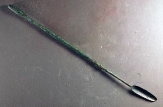 Medical Implement,  Roman Bronze Over 1600 Years Old Nr photo