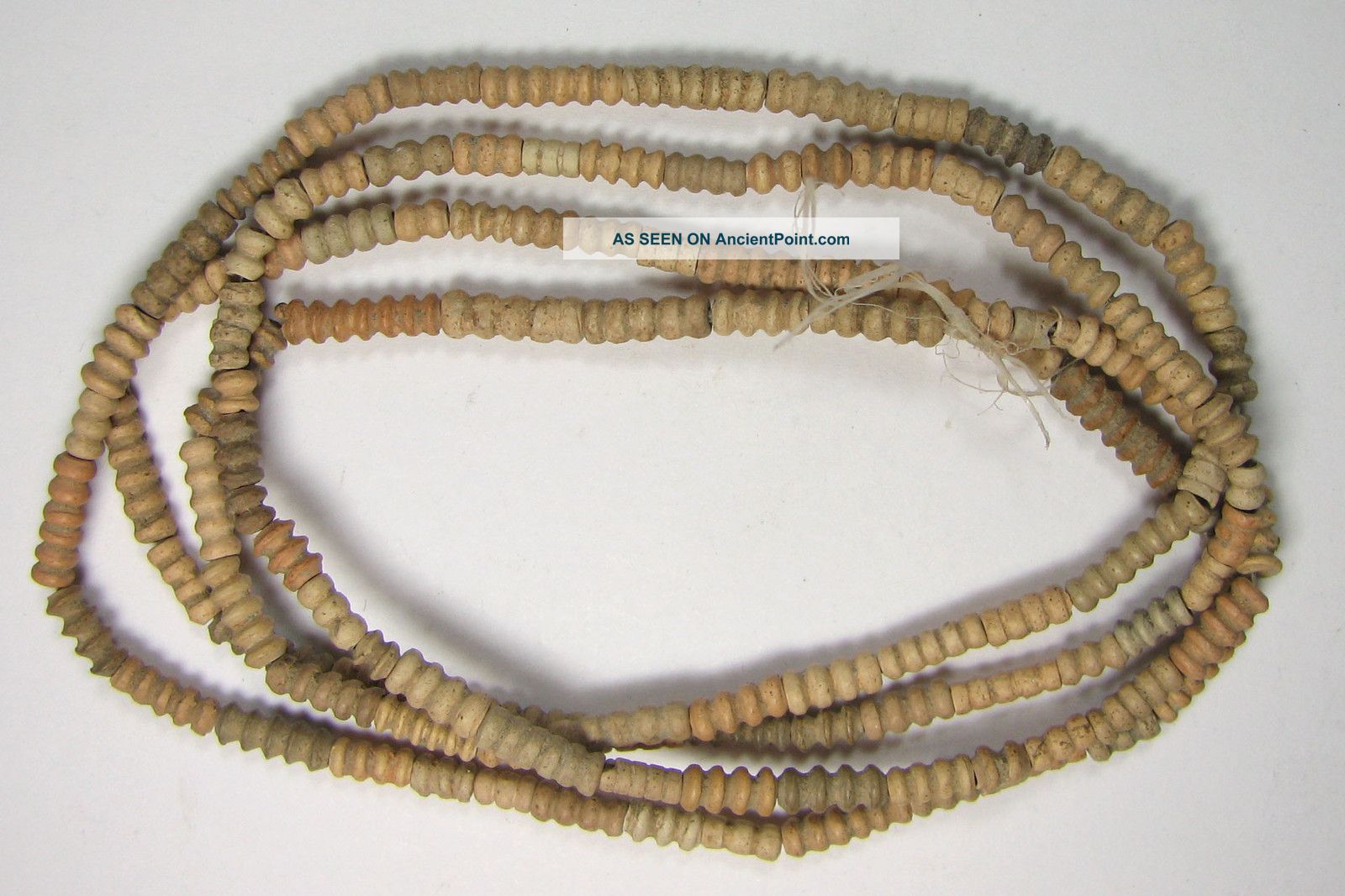 Pc2004uk A 5.  00 Grms String Of Coptic Egyptian Terracotta Beads 71q Egyptian photo