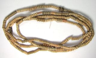 Pc2004uk A 5.  00 Grms String Of Coptic Egyptian Terracotta Beads 72q photo