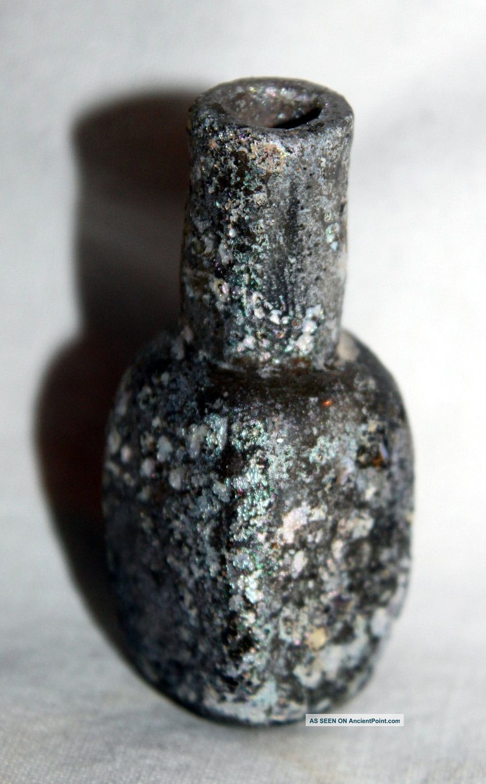 Ancient Roman Glass Flask 2/3rd Century Ad Roman photo