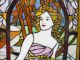 Alphonse Mucha Morning Art,  Stained Glass Window Panel 1940-Now photo 3