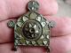 Very Rare Roman Bronze Enameled Chatelaine Brooch 1/2nd Cent Ad With Pin. Roman photo 4