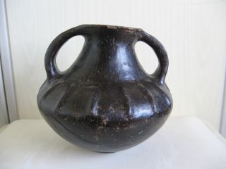 Pre Etruscan Villanovan Burnished Pottery Amphora,  C.  9th Cent.  Bc photo