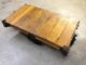 Vintage Industrial Railroad Factory Cart - Refinished For Home Use 1900-1950 photo 4