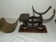 Antique 19th C.  Victorian Doyle & Son London Cast Iron Balance Scale W/brass Pan Scales photo 11